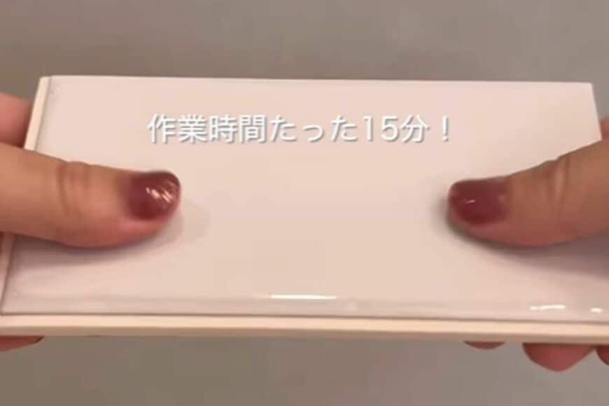 【キッチンDIY】サブウェイタイルを使ってキッチンの壁を北欧風でおしゃれな空間に！「白タイルめちゃくちゃ良い！」の声
