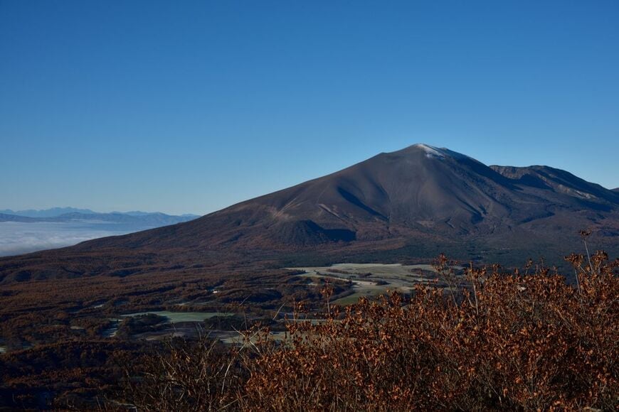 浅間山の斜面に見える「アリのような行列」　ズームして判明する正体に「なかなか斬新な写真」