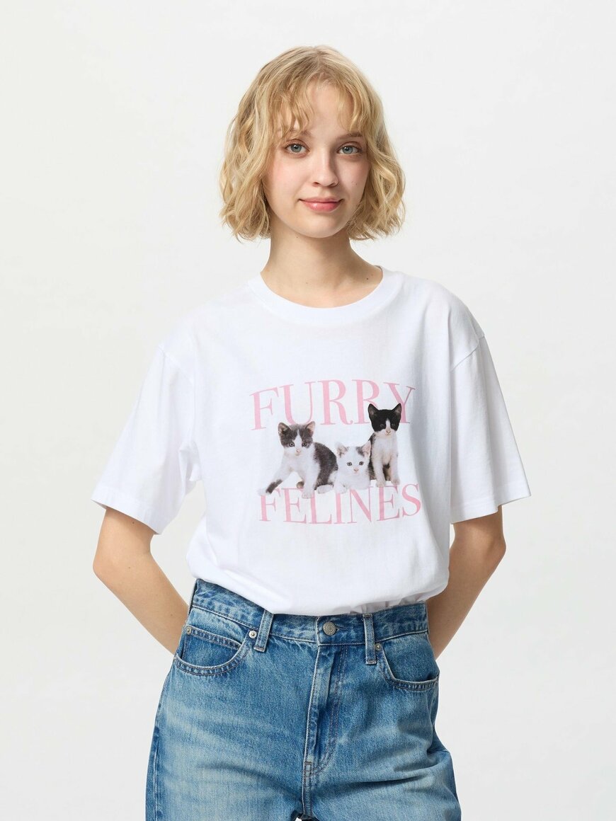 ユニクロ公式 キャット・フォトグラフ UT/リラックスフィット