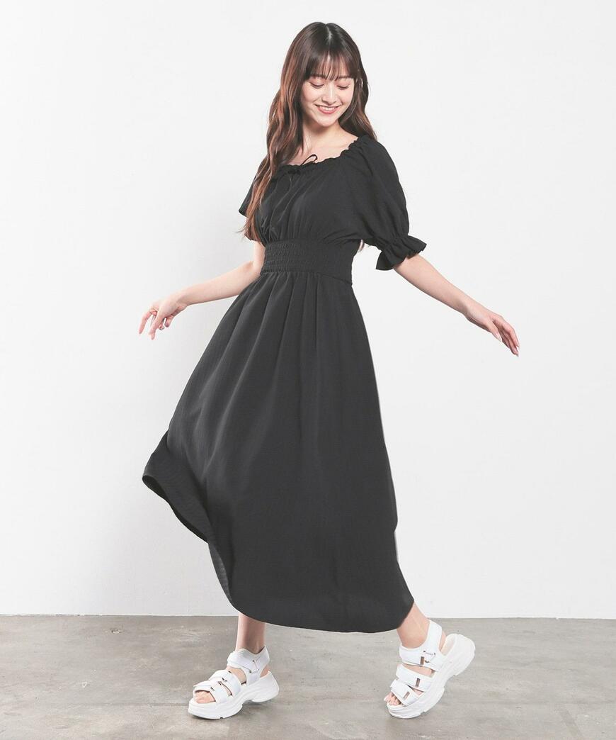 ハニーズ、オフショル2wayワンピ画像