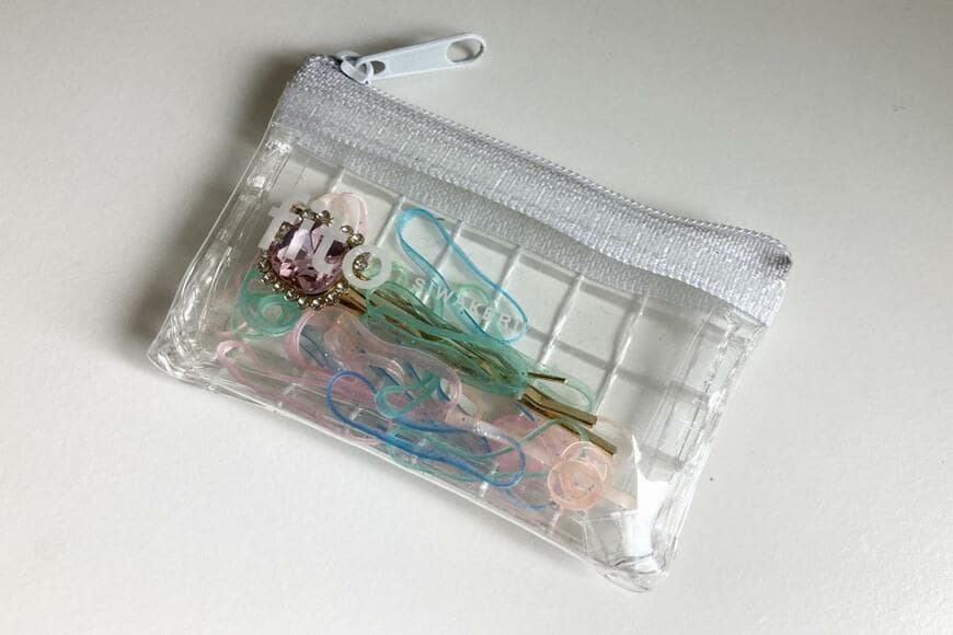 クリアなので中身が一目瞭然