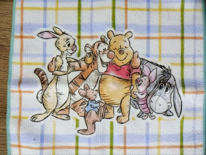 セリア、〈プー〉マイクロファイバーハンカチ画像