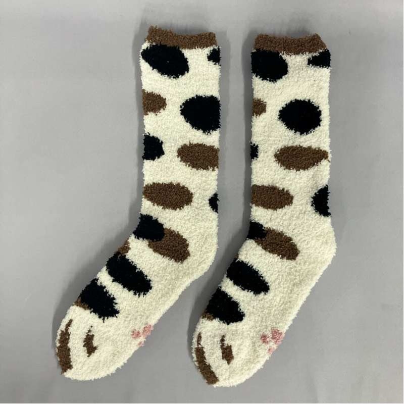 モール　ミドル丈　三毛猫B