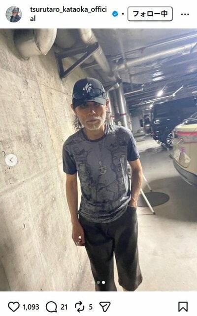 片岡鶴太郎のInstagram投稿（コーデ別カット）