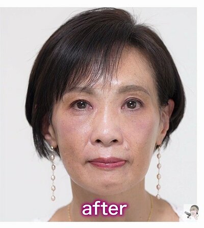 仕上がりのアフターカット