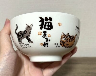 セリア、4580583338289 茶碗 猫まみれ