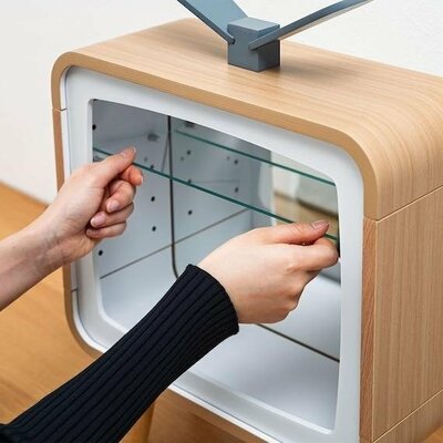 ニトリ公式ニトリネット 推し活コレクションラック(レトロテレビ)商品画像