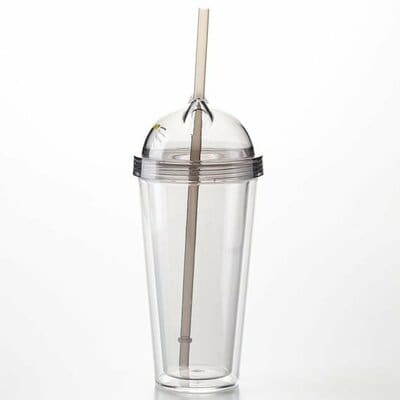 ニトリ公式通販ニトリネット ストロー付きタンブラー(デコネコ TY604)商品画像