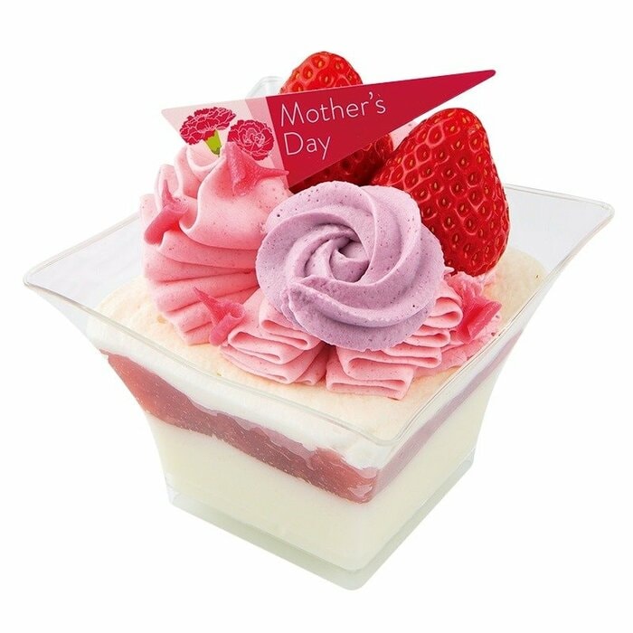 母の日 お花のカップデザート（530円）