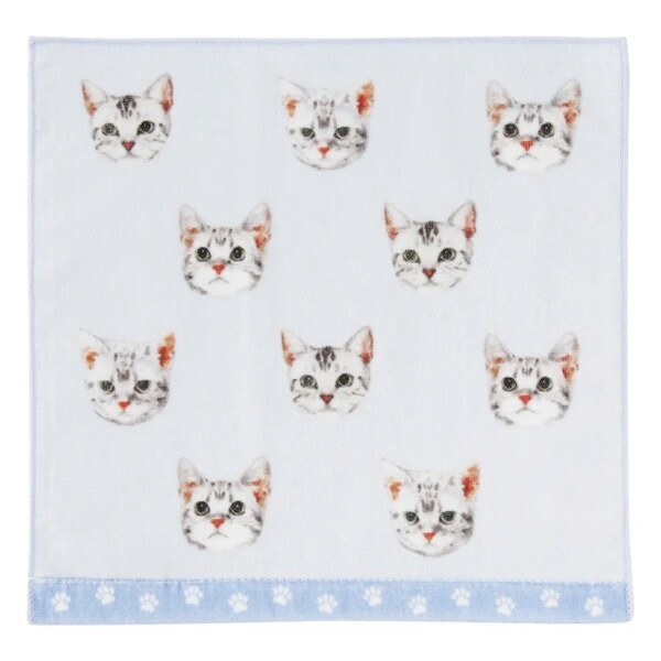 出所：フランフラン公式　バロット 抗菌防臭ハンカチ キャッツ