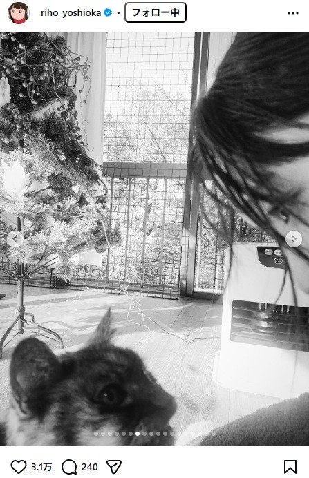 出所：吉岡里帆のInstagram（＠riho_yoshioka）　参照日：2026年2月24日