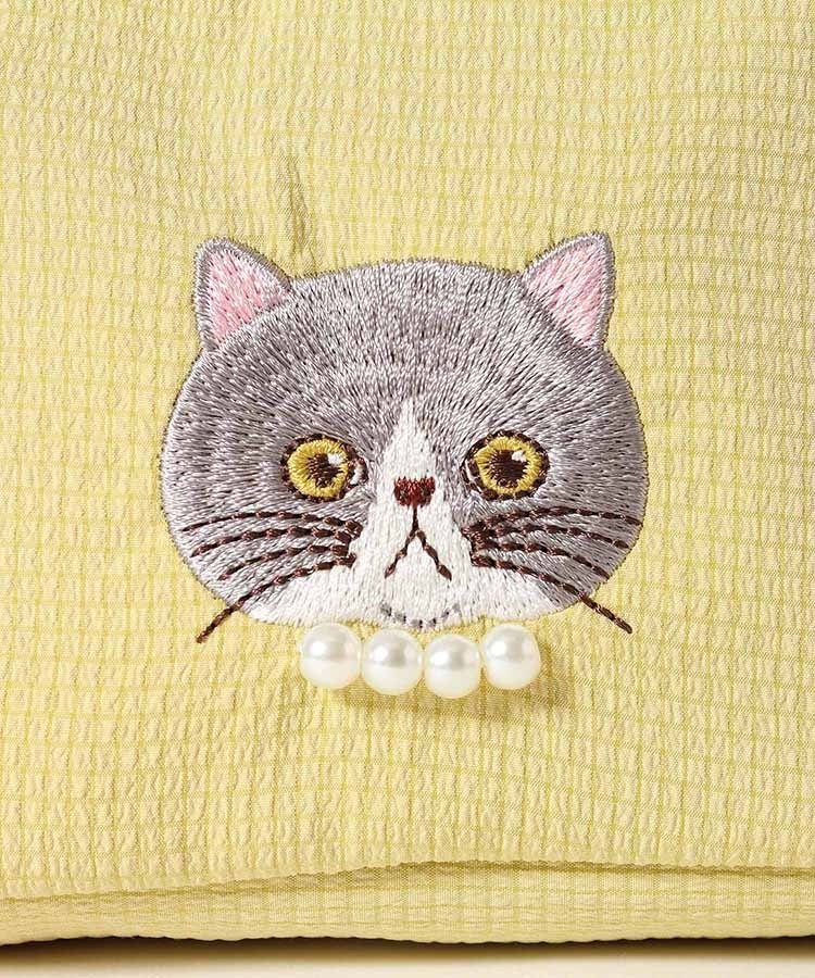 出所：ブルーブルーエ公式　キャットパール多ポケットリップルポーチ