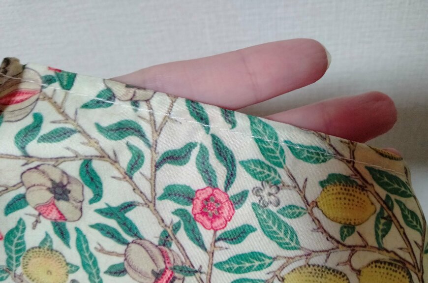 筆者撮影（セリア、ランチクロス ウィリアム・モリス）