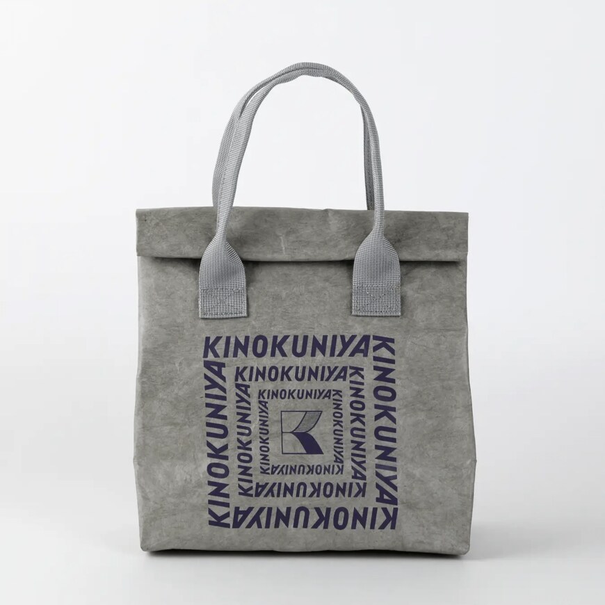 出所：紀ノ国屋公式  紀ノ国屋  リンクリーランチ保冷バッグ  グレー×ネイビー