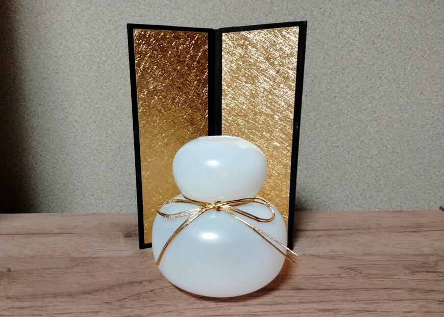 筆者撮影（セリア、鏡餅フラワーポット）