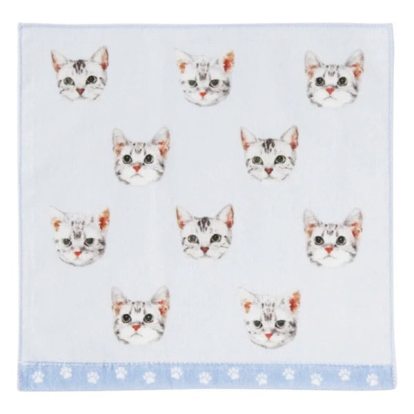 フランフラン公式　バロット 抗菌防臭ハンカチ キャッツ