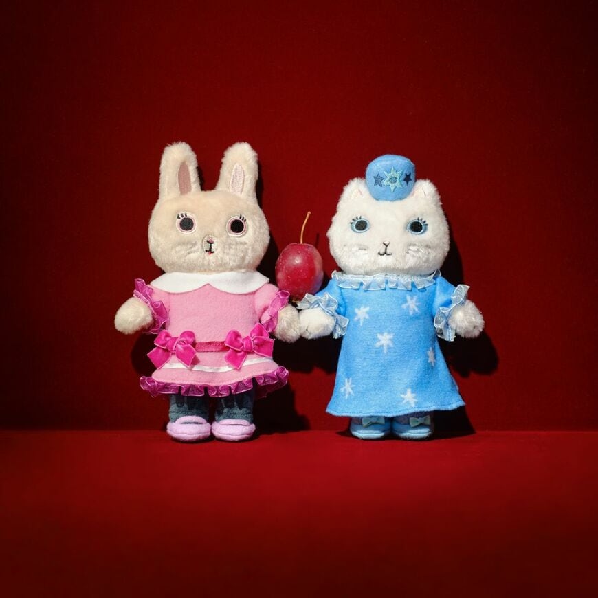 アフタヌーンティー 北岸由美コラボ ぬいぐるみ（ネコ・ウサギ）