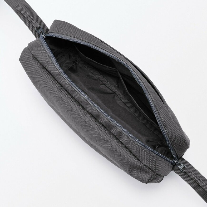 無印良品公式　背面ポケット付き　撥水ショルダーバッグ