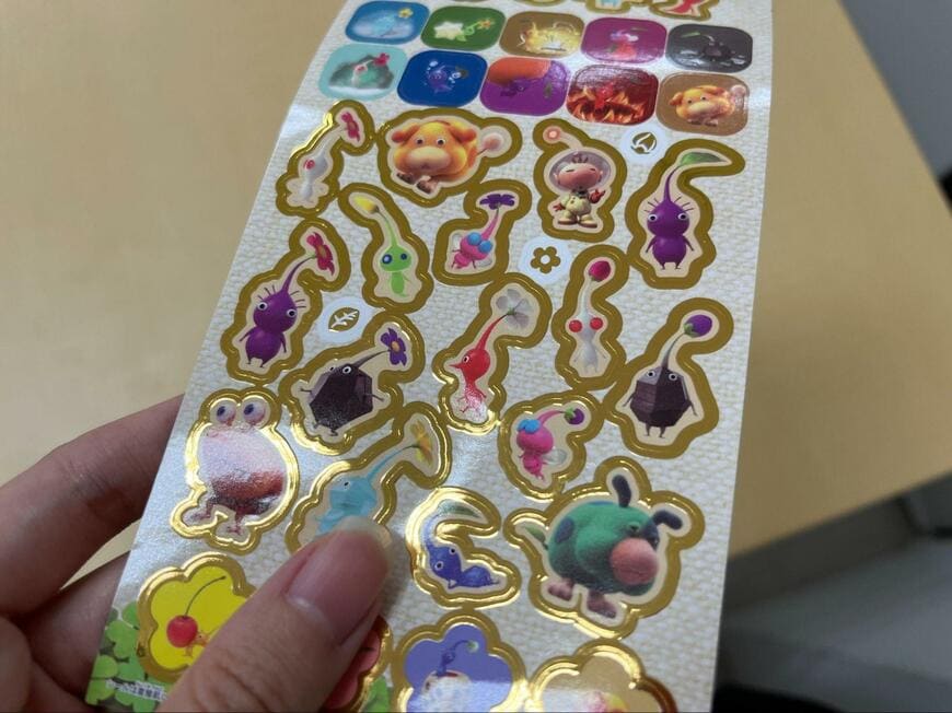 セリア、ピクミン4　シール