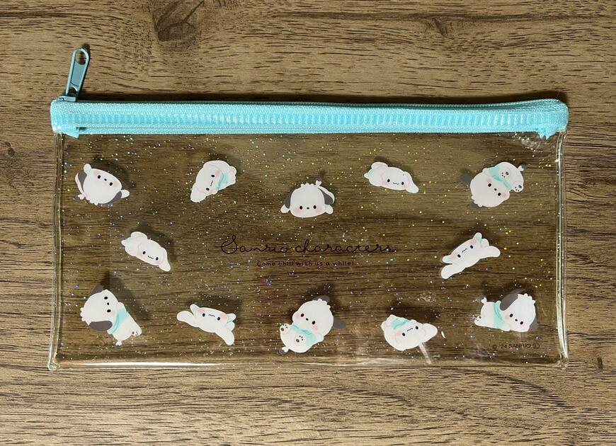 ダイソー、ラメポーチM/X チルタイム