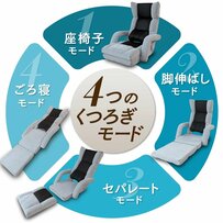 「シリーズ累計20万台突破」座椅子生活の14980円「腰の神様」4WAY座椅子が新しくなった！座面クッションを改良してごろ寝にも対応