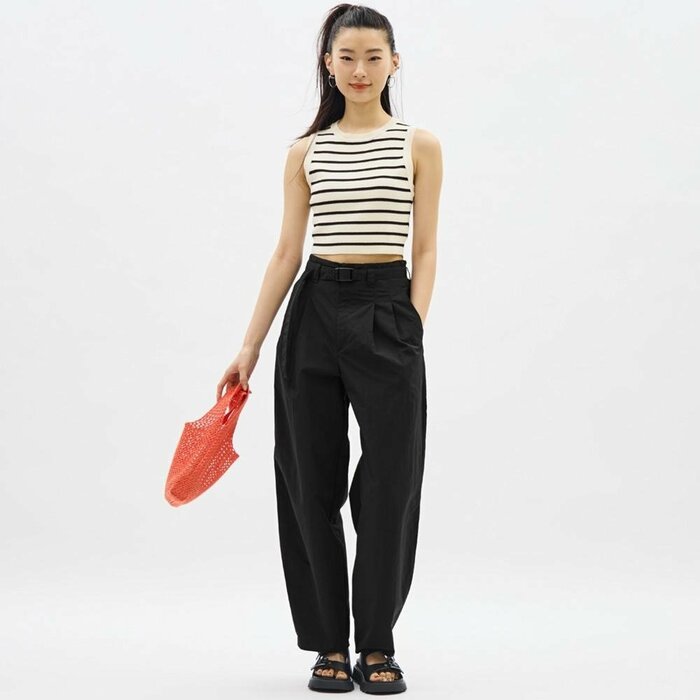 GU公式 テックタックコクーンパンツ