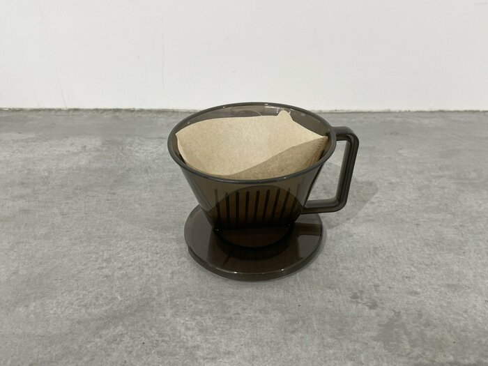 フィルターを折ることでドリッパー内は安定