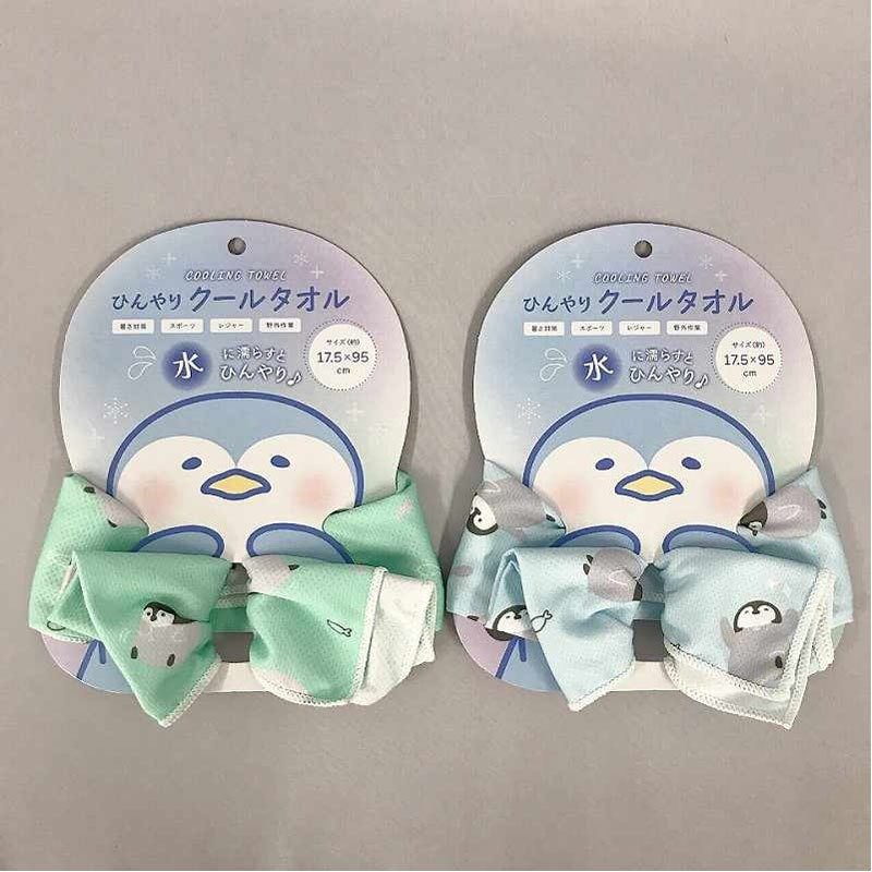出所：キャンドゥ公式　ひんやりクールタオル　ペンギン