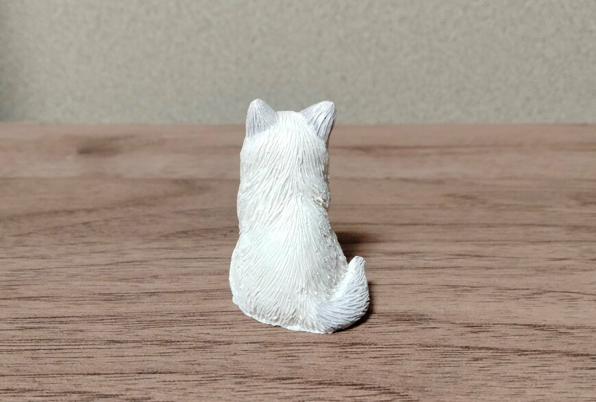 筆者撮影（ダイソー、レジン置物（ラグドール））