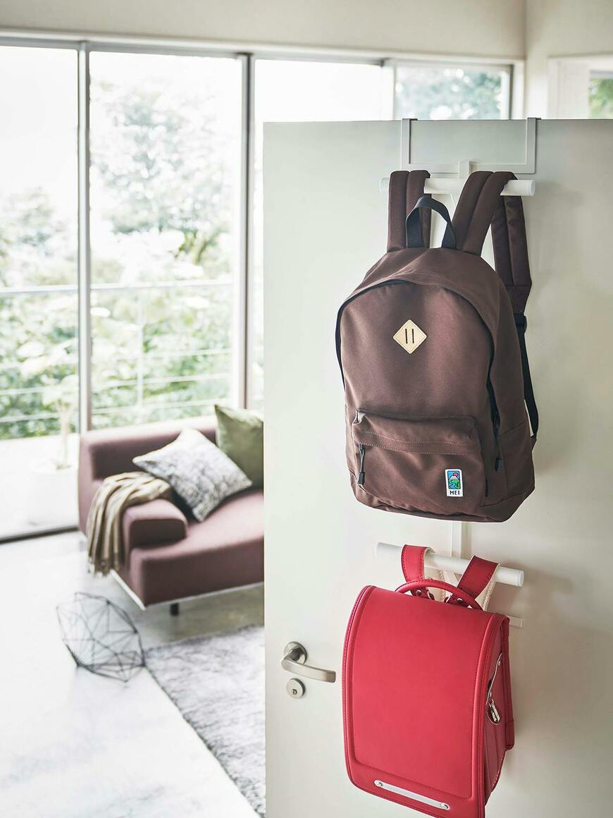 山崎実業株式会社公式　ランドセル＆リュックハンガー2段 タワー