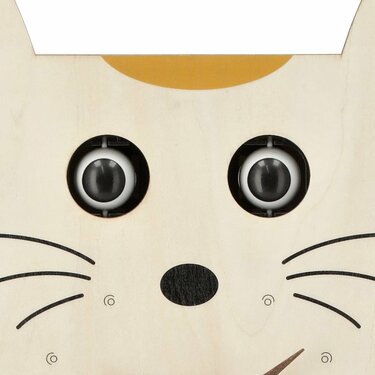 ニトリ新作】猫の目が動く「振り子時計」がかわいいです。2990円の