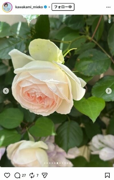 川上未映子のInstagram投稿