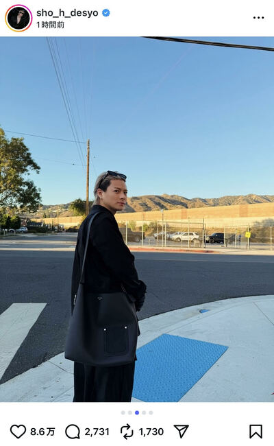 平野紫耀のInstagram投稿