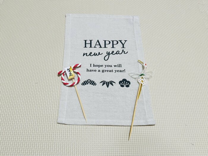 手軽にディスプレイできるセリアのお正月飾り