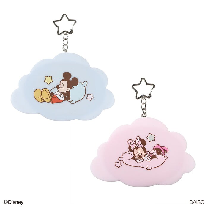 出所：ダイソー公式　シリコーンポーチ（ミッキー／ミニー）DC9