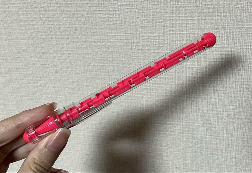 筆者撮影（セリア、立体迷路ボールペン）