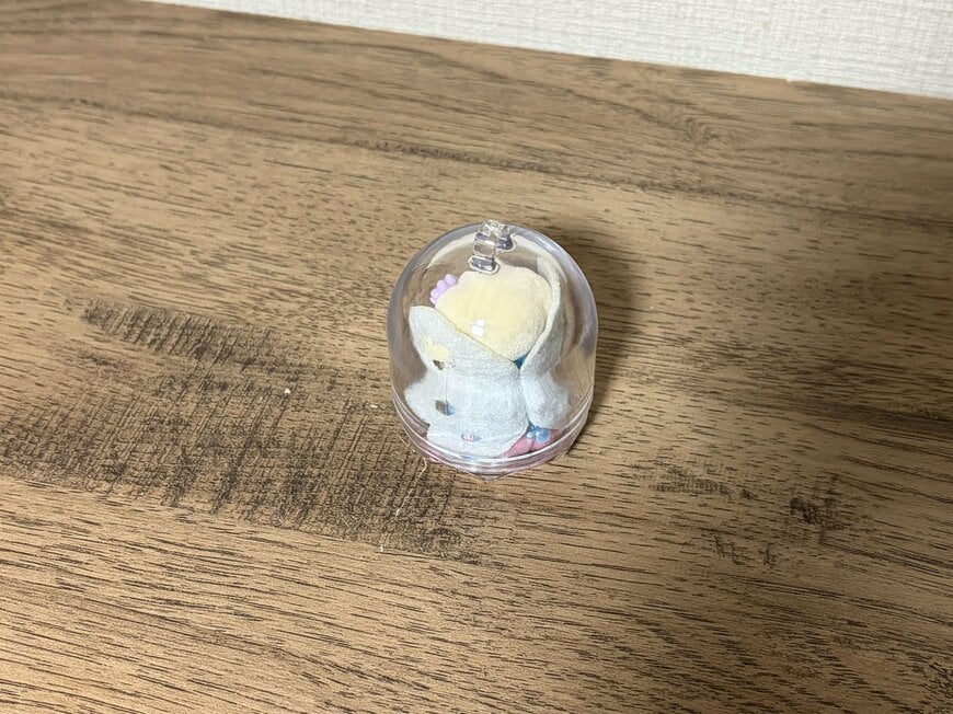筆者撮影（セリア、カプセルキーホルダードーム型）