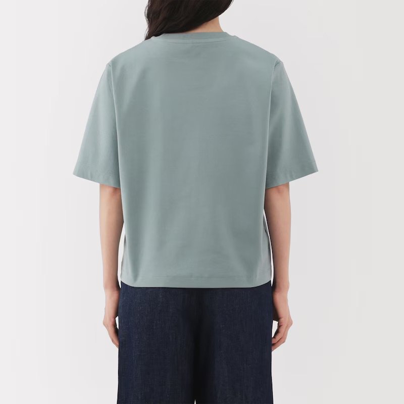 無印良品公式　婦人　涼感ＵＶカットクルーネックワイド半袖Ｔシャツ 