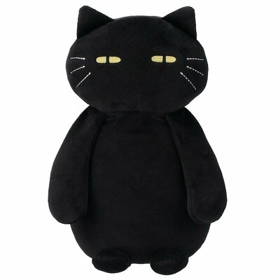 ニトリ公式通販ニトリネット 背当てクッション(デコネコ ブラック)商品画像