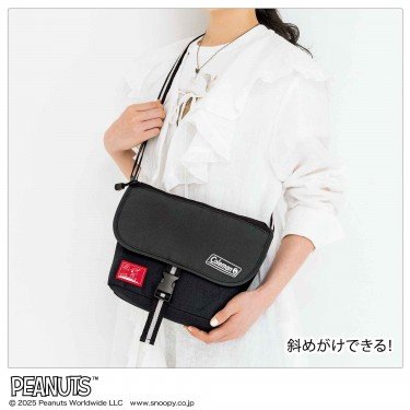リンネル スヌーピー×コールマンメッセンジャーバッグ
