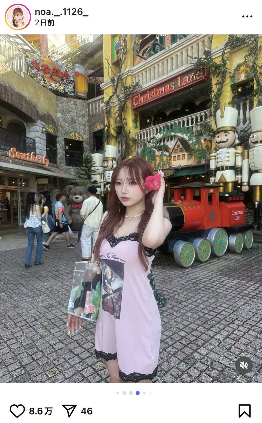 出所：希空のInstagram（＠noa._.1126_）参照日：2025年8月6日