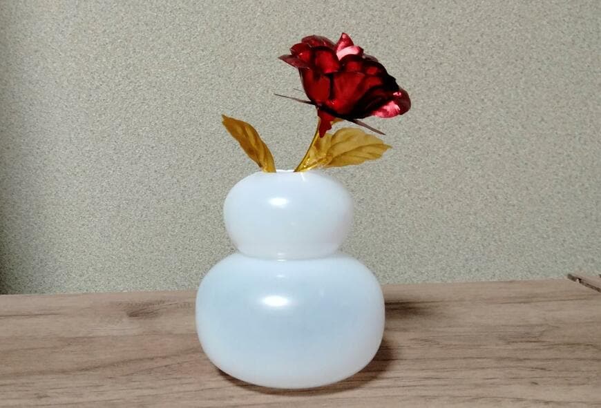 筆者撮影（セリア、鏡餅フラワーポット）