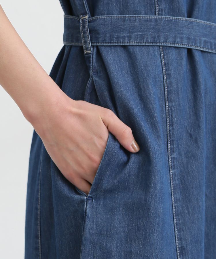 出所：ハニーズ公式通販 デニムワンピース