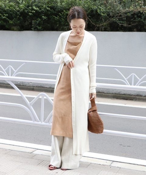 plage - ボタンロングカーディガン ¥27,000（税込）