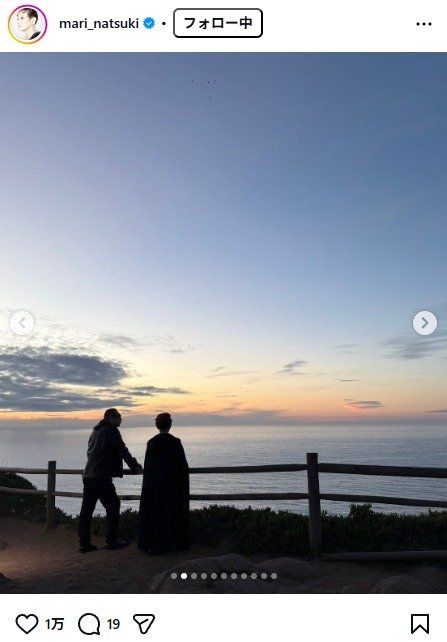 出所：夏木マリのInstagram（＠mari_natsuki）　参照日：2026年2月24日
