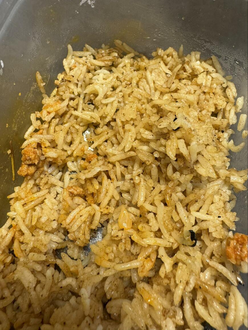 炊飯器で作ったビリヤニ