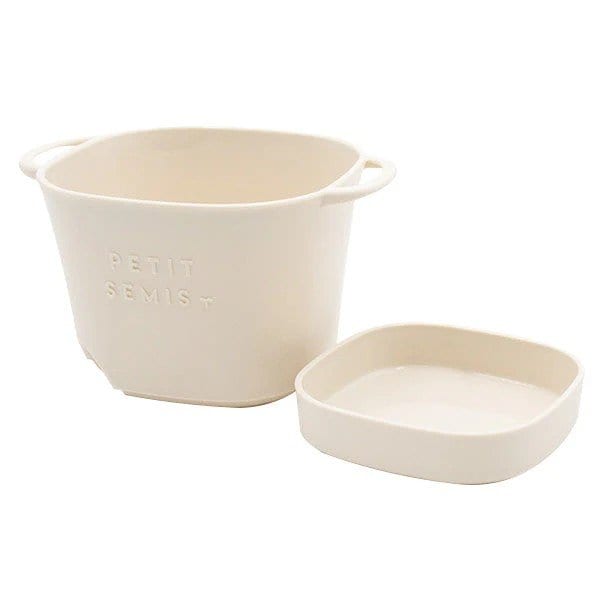 「バスケットポット3号 アイボリー」