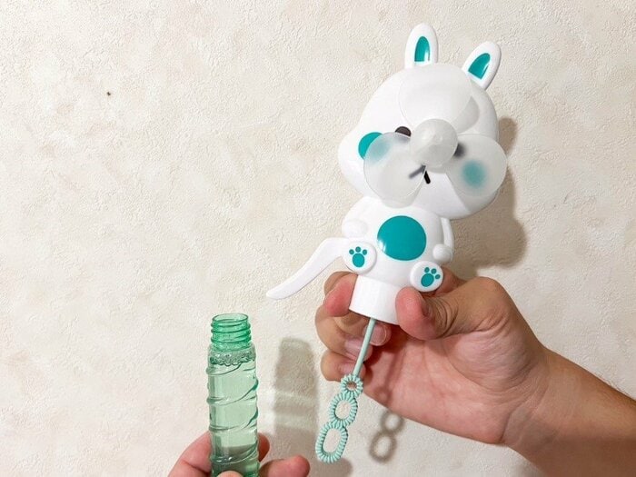 ハンディファンしゃぼん玉部分