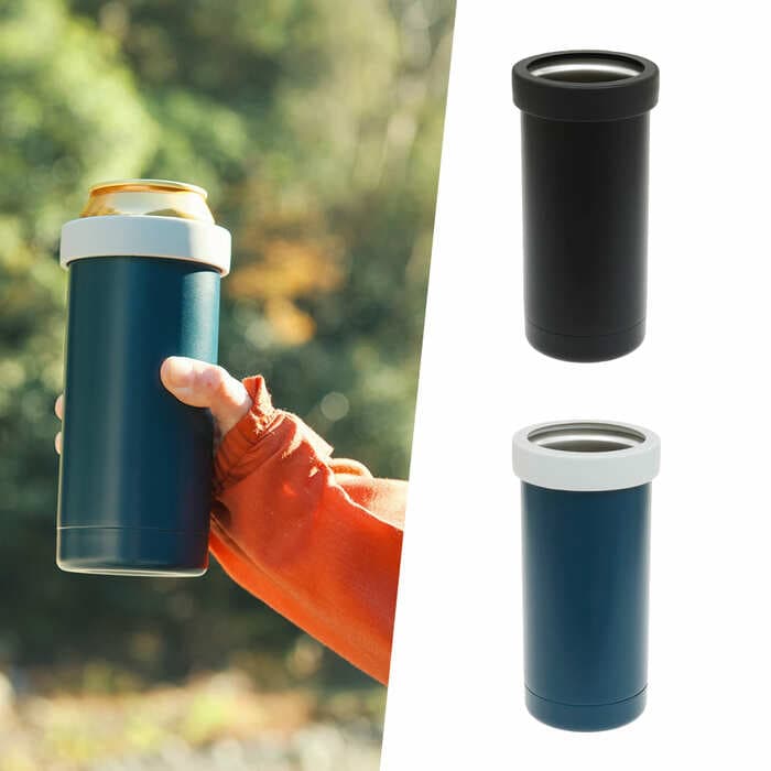 「真空保冷500ml缶ホルダー」は、780円で飲み物の「美味しい温度」を長時間キープ