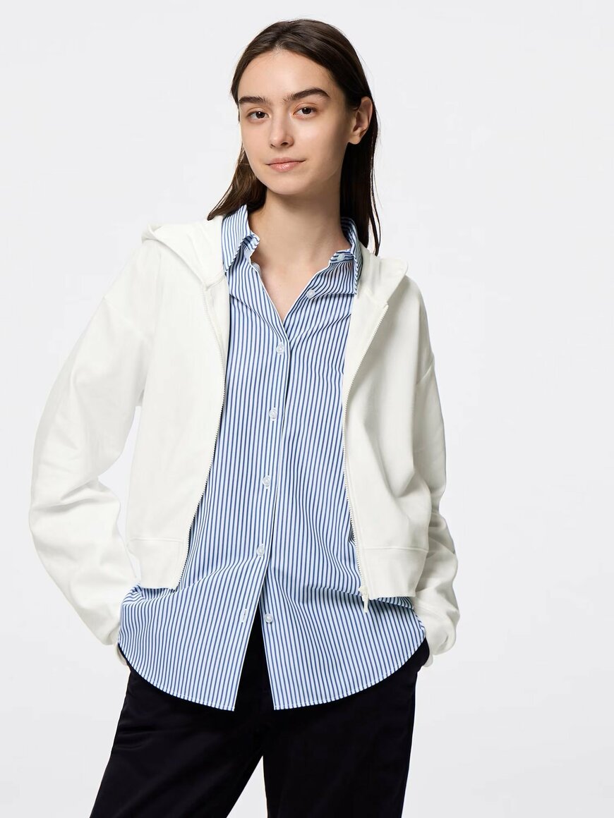 出所：GU公式　UVカットフルジップパーカ（長袖）